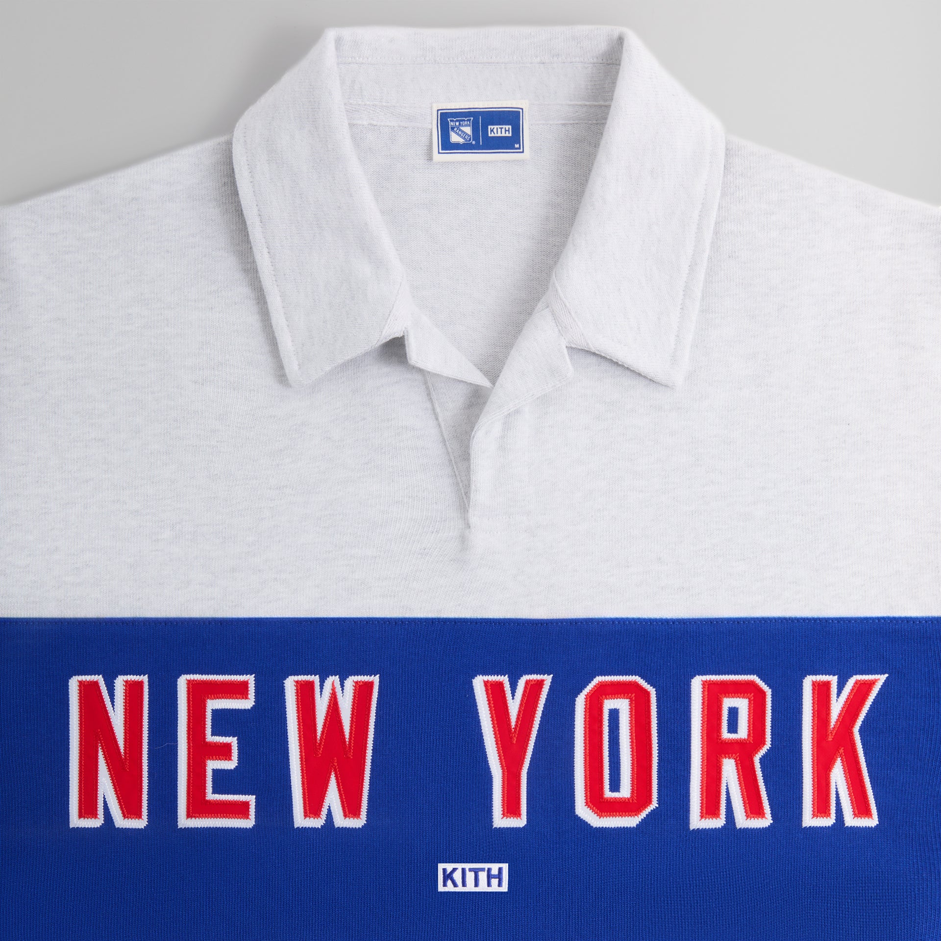 Kith for the New York Rangers New York Nelson Rugby - Light Heather Grey