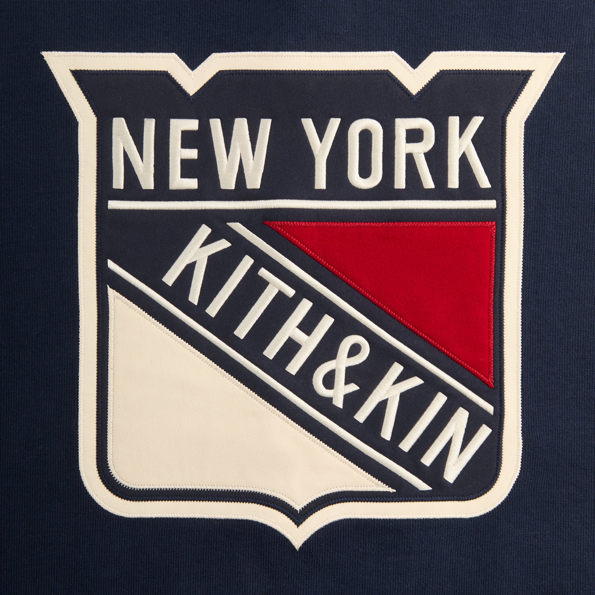 Kith for the New York Rangers Shield Vintage Nelson Rugby - Nocturnal