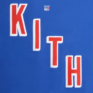 Kith for the New York Rangers Skewed Nelson Crewneck - Cyclone