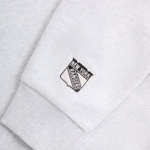 Kith for the New York Rangers Hat Trick Nelson Hoodie - Light Heather Grey PH