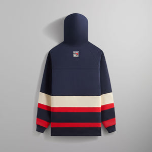 Kith for the New York Rangers Skewed Delk Hoodie - Nocturnal PH