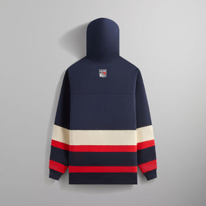 Kith for the New York Rangers Skewed Delk Hoodie - Nocturnal