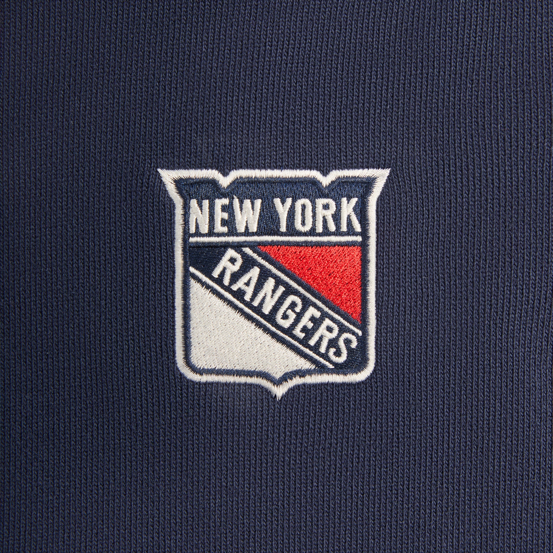 Kith for the New York Rangers Skewed Delk Hoodie - Nocturnal