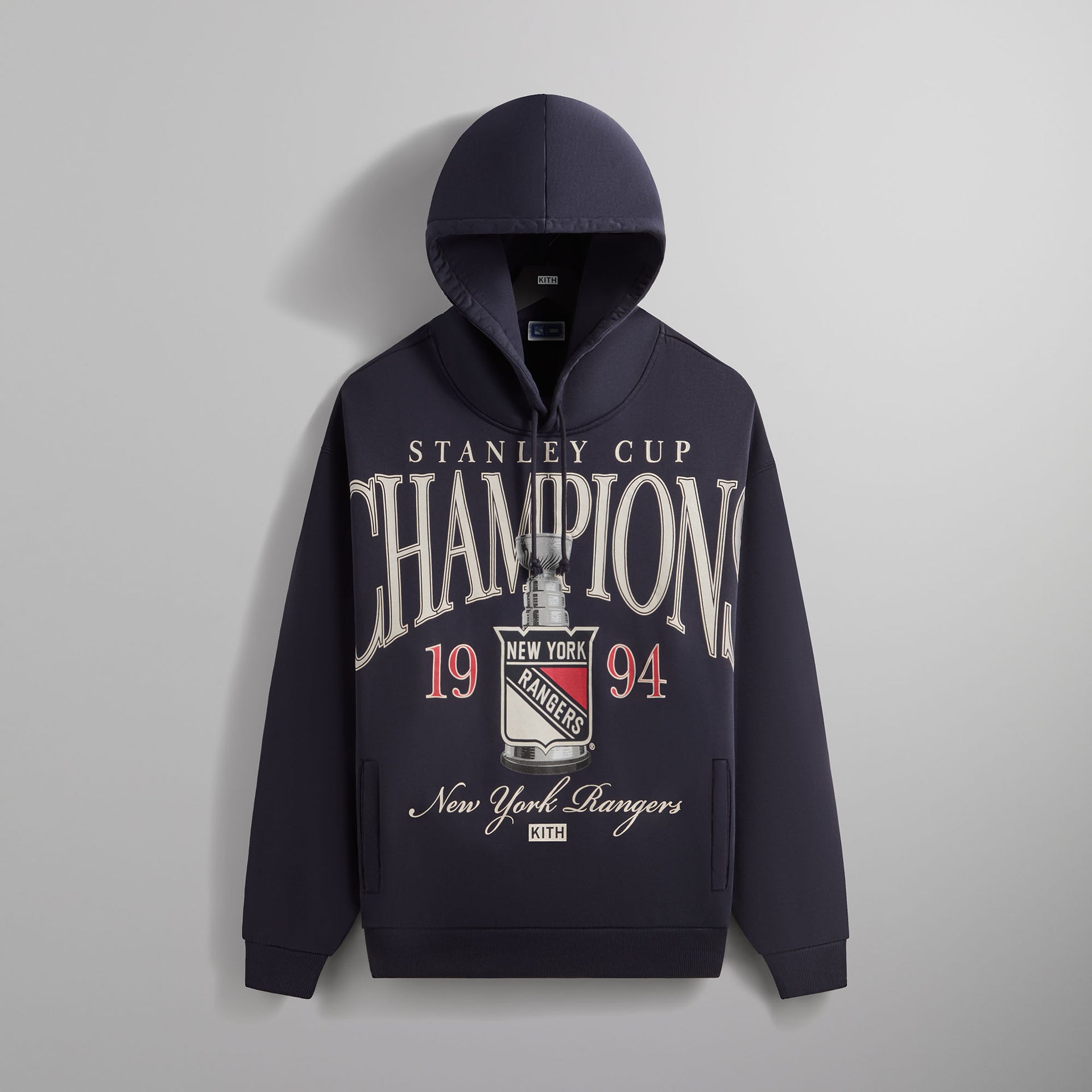 Kith for the New York Rangers Champions Nelson Hoodie - Ink