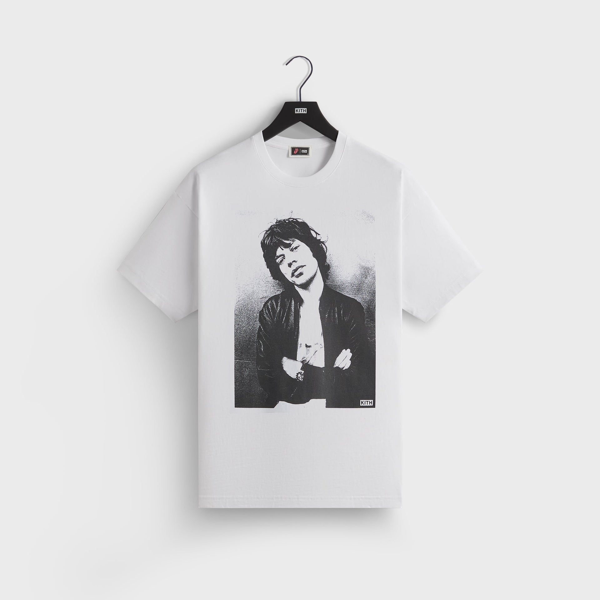 Kith for The Rolling Stones Mick Photo Vintage Tee - White PH