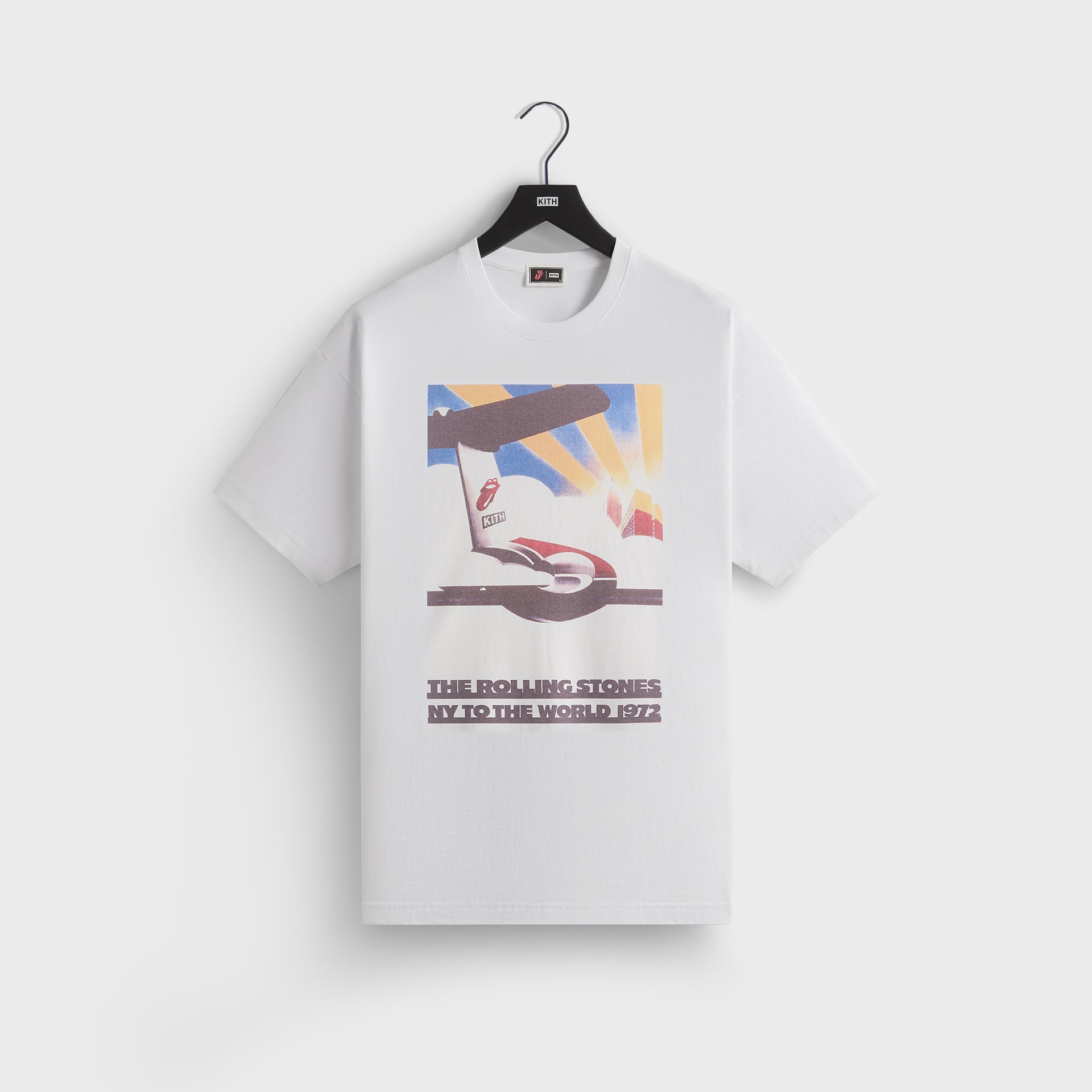Kith for The Rolling Stones New York 1972 Poster Tee - White