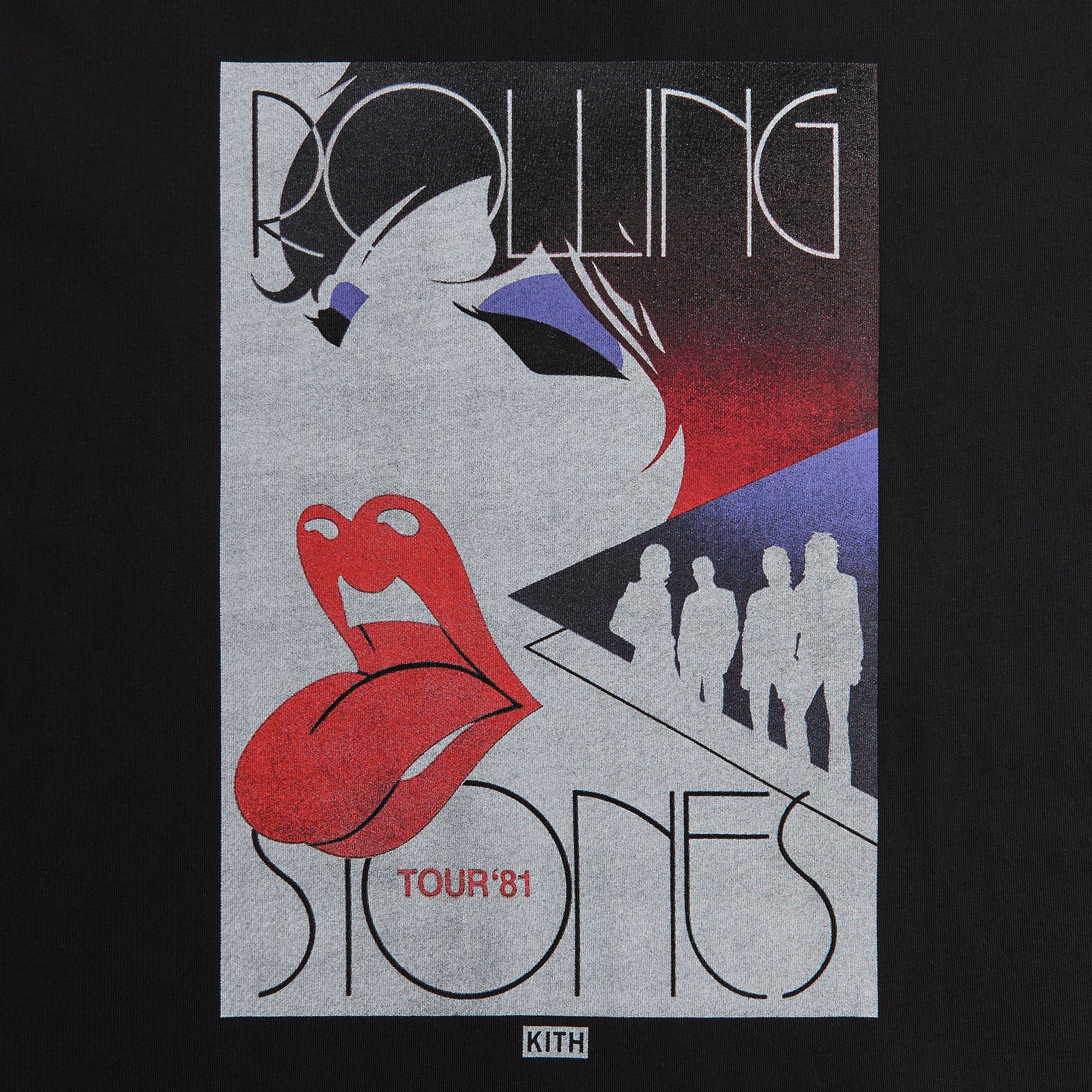 KITH✖︎ROLLING STONES ブラック Tシャツ - メルカリ