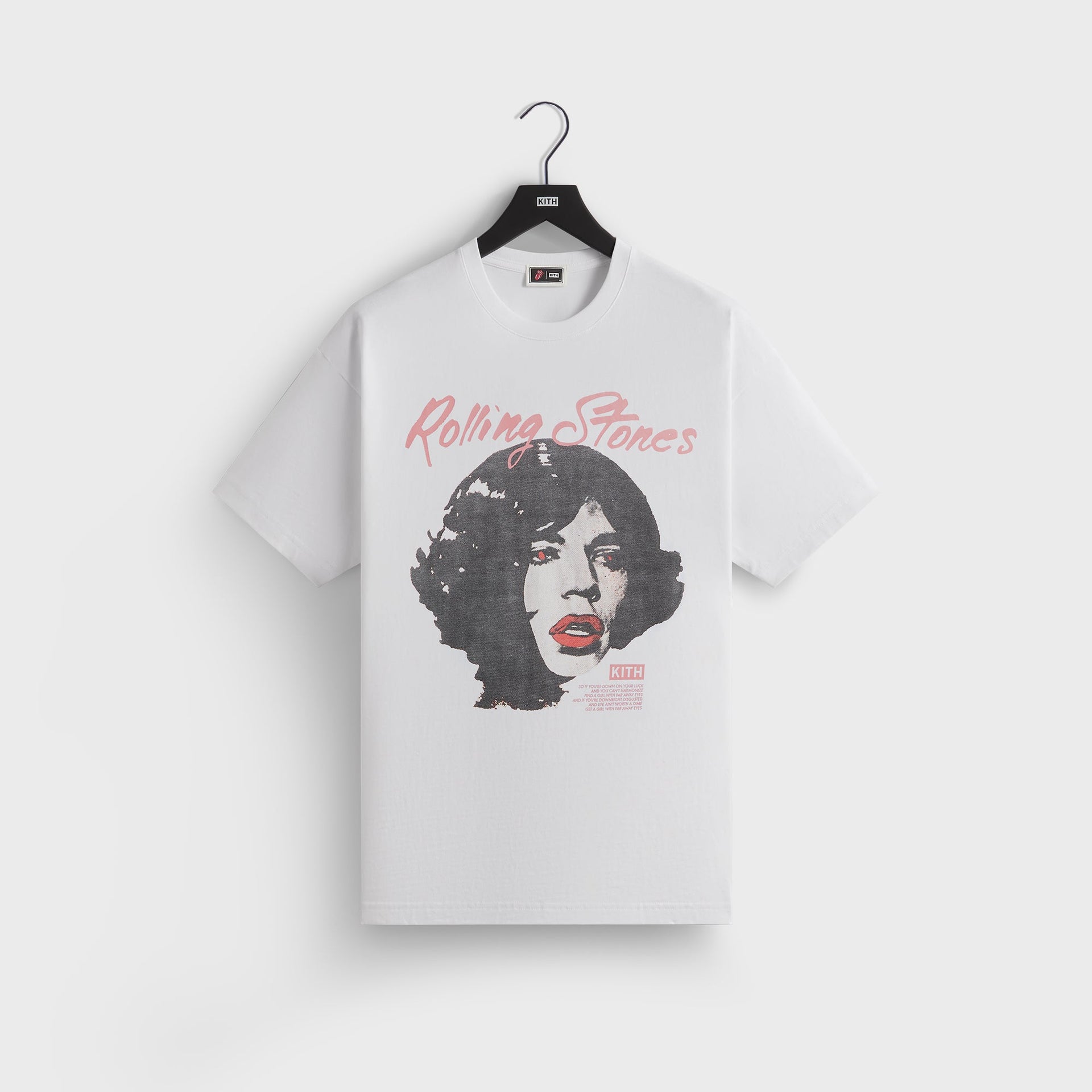 Kith for Rolling Stones Far Away Eyes Vintage Tee - White PH