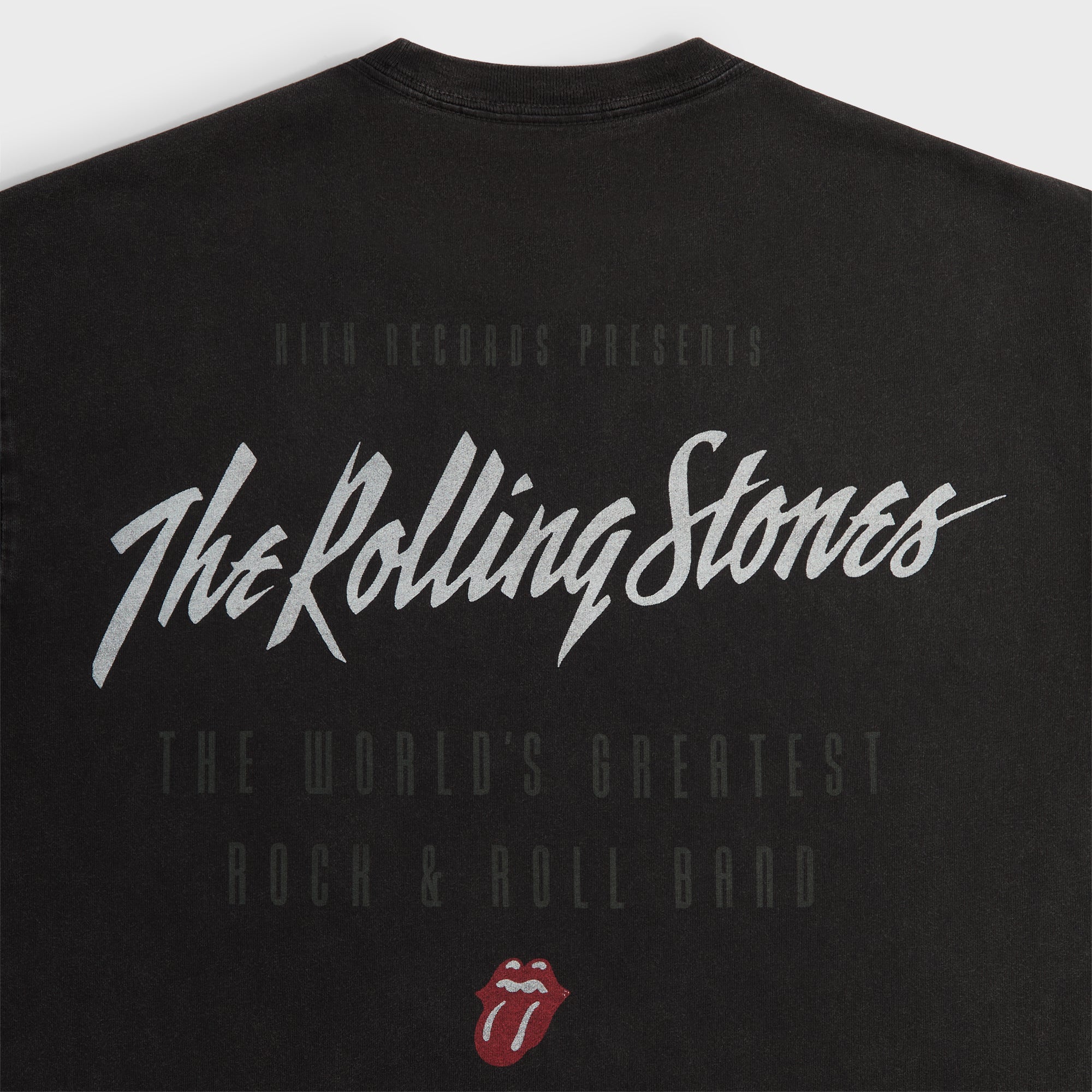 Kith for The Rolling Stones Mick Jagger Concert Photo Vintage Tee - Bl