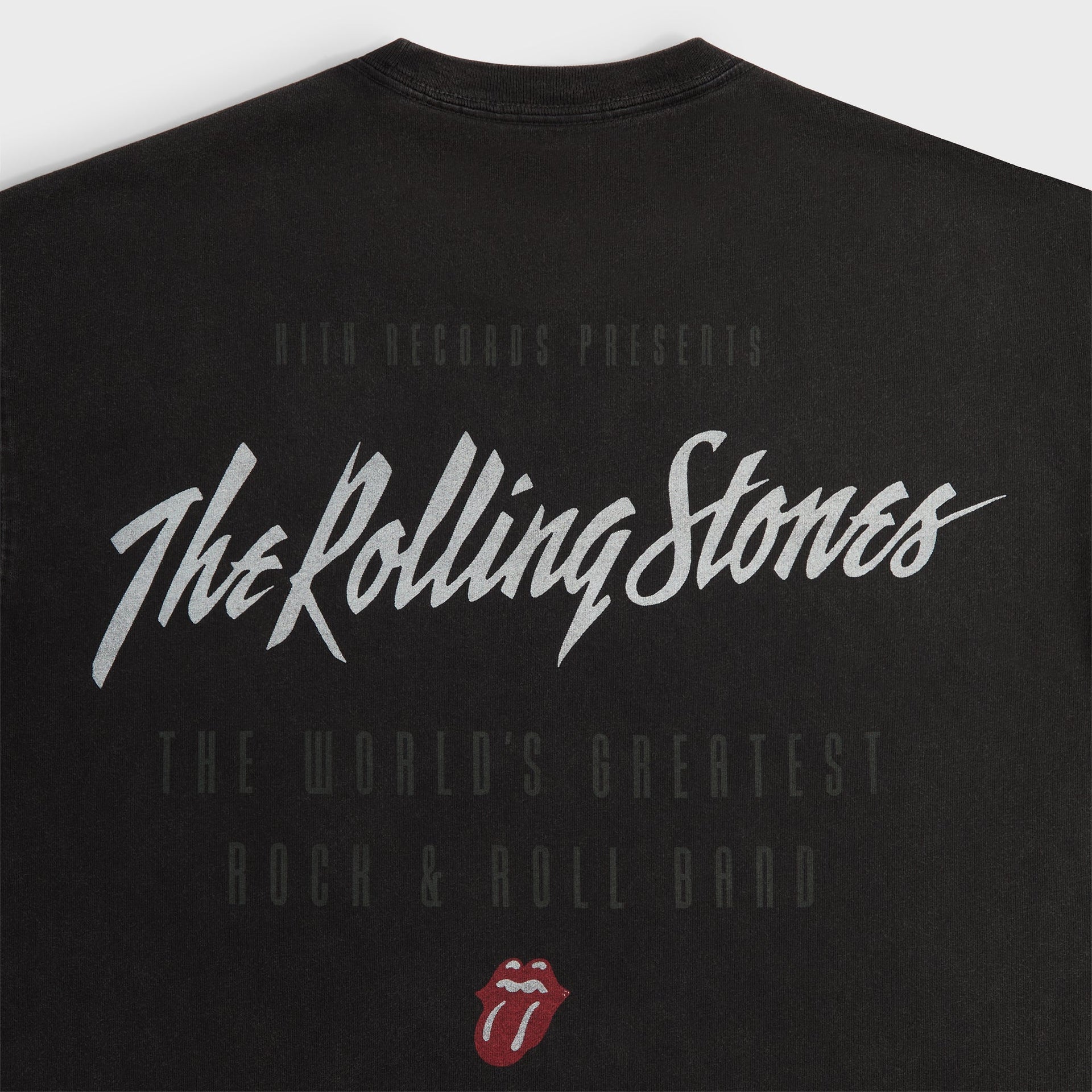 Kith for The Rolling Stones Keith Richards Concert Photo Vintage Tee - Black - PH