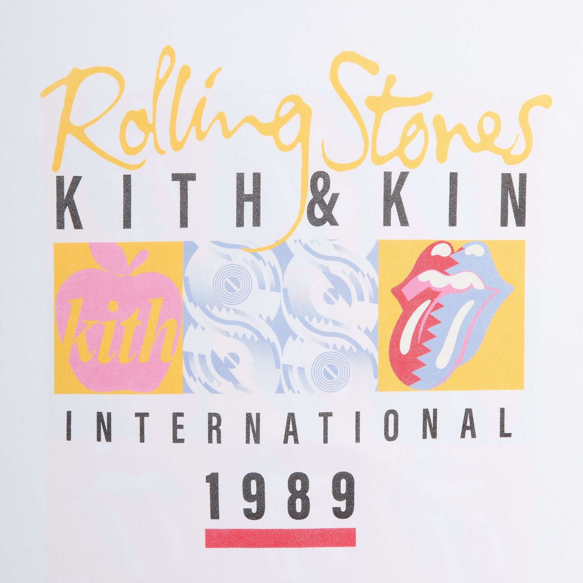 Kith for The Rolling Stones 1989 Tour Vintage Tee - White - PH