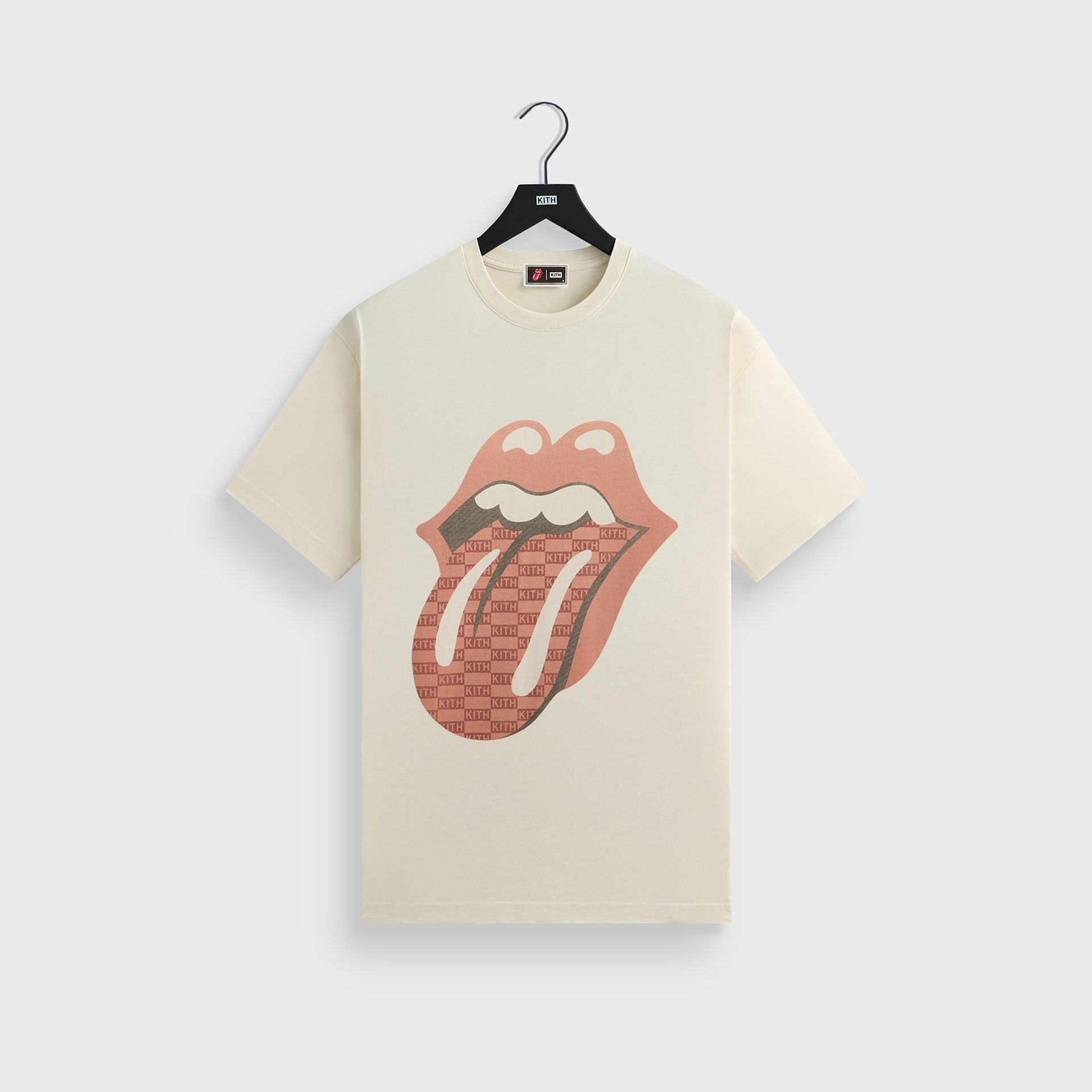 Kith for The Rolling Stones Monogram Tongue Tee - Sandrift - PH