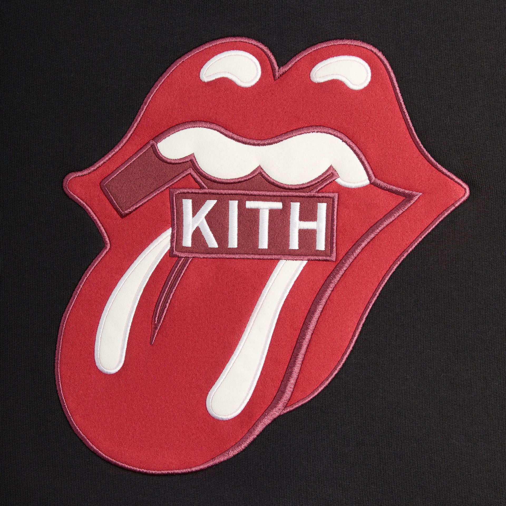 Kith for The Rolling Stones Classic Logo Nelson Hoodie - Black - PH