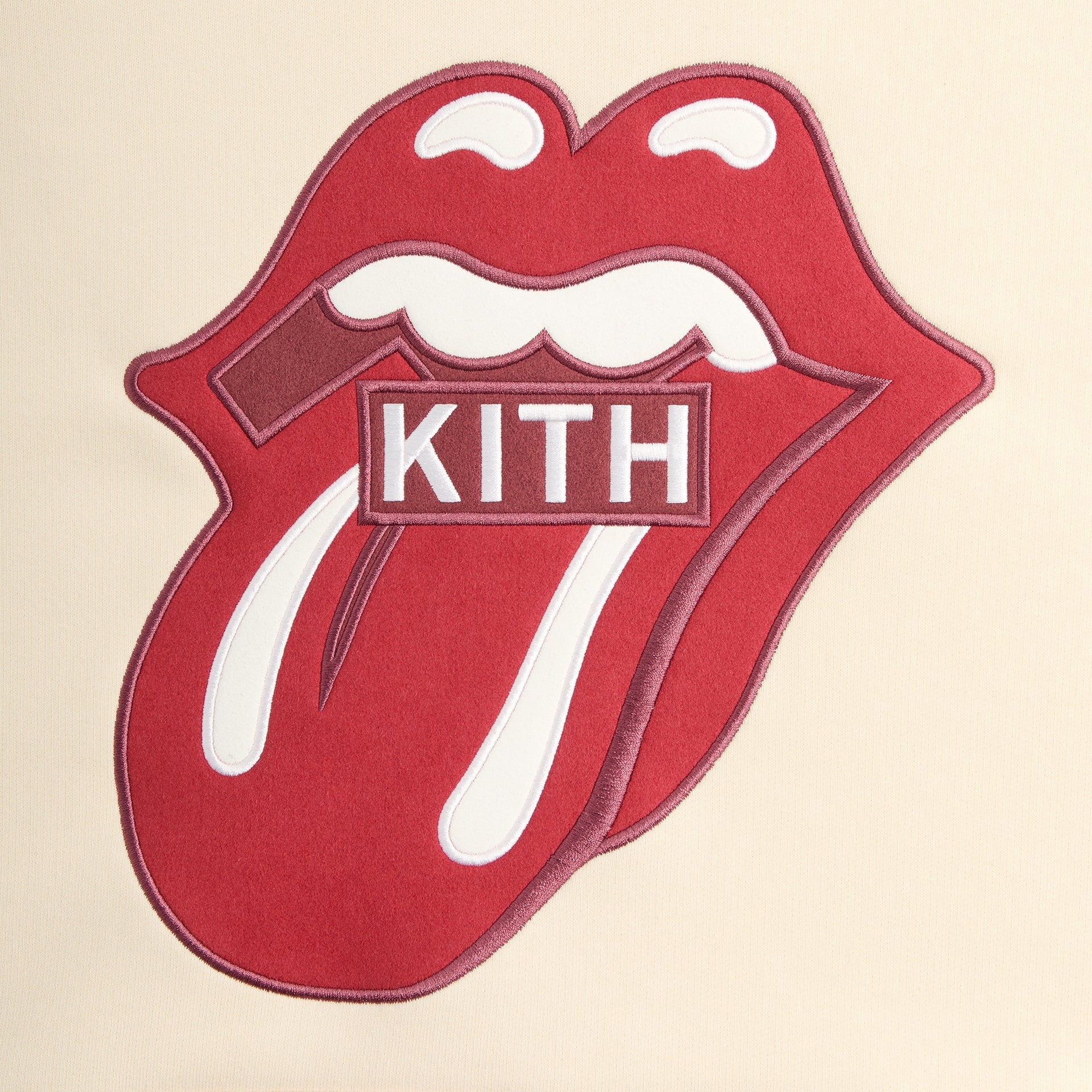 Kith for The Rolling Stones Classic Logo Nelson Hoodie - Muslin - PH
