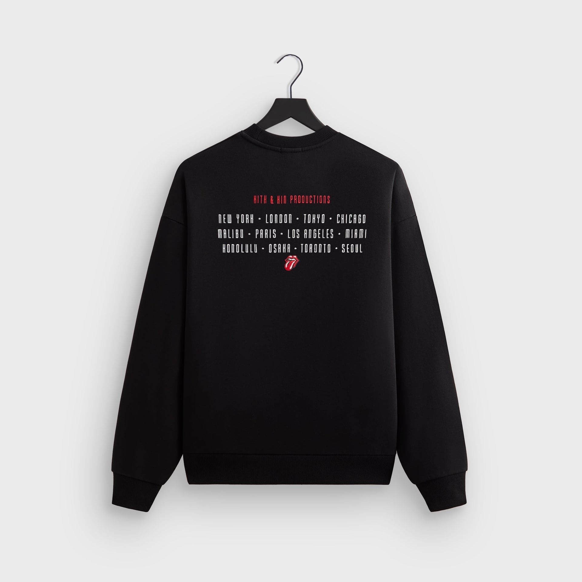 Kith for The Rolling Stones International 1996 Nelson Crewneck - Black - PH