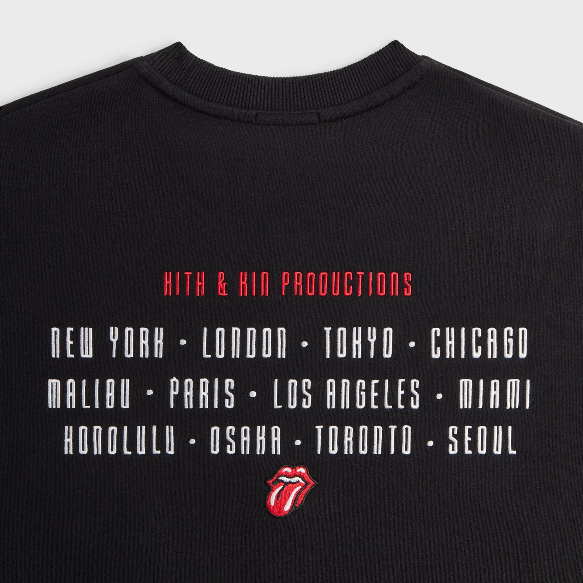 Kith for The Rolling Stones International 1996 Nelson Crewneck - Black - PH