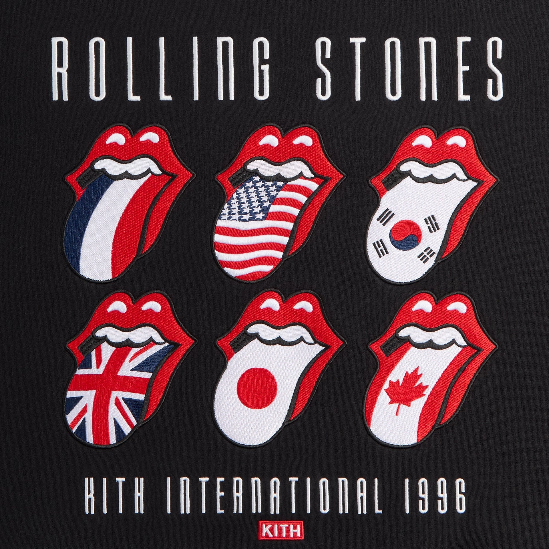 Kith for The Rolling Stones International 1996 Nelson Crewneck - Black - PH