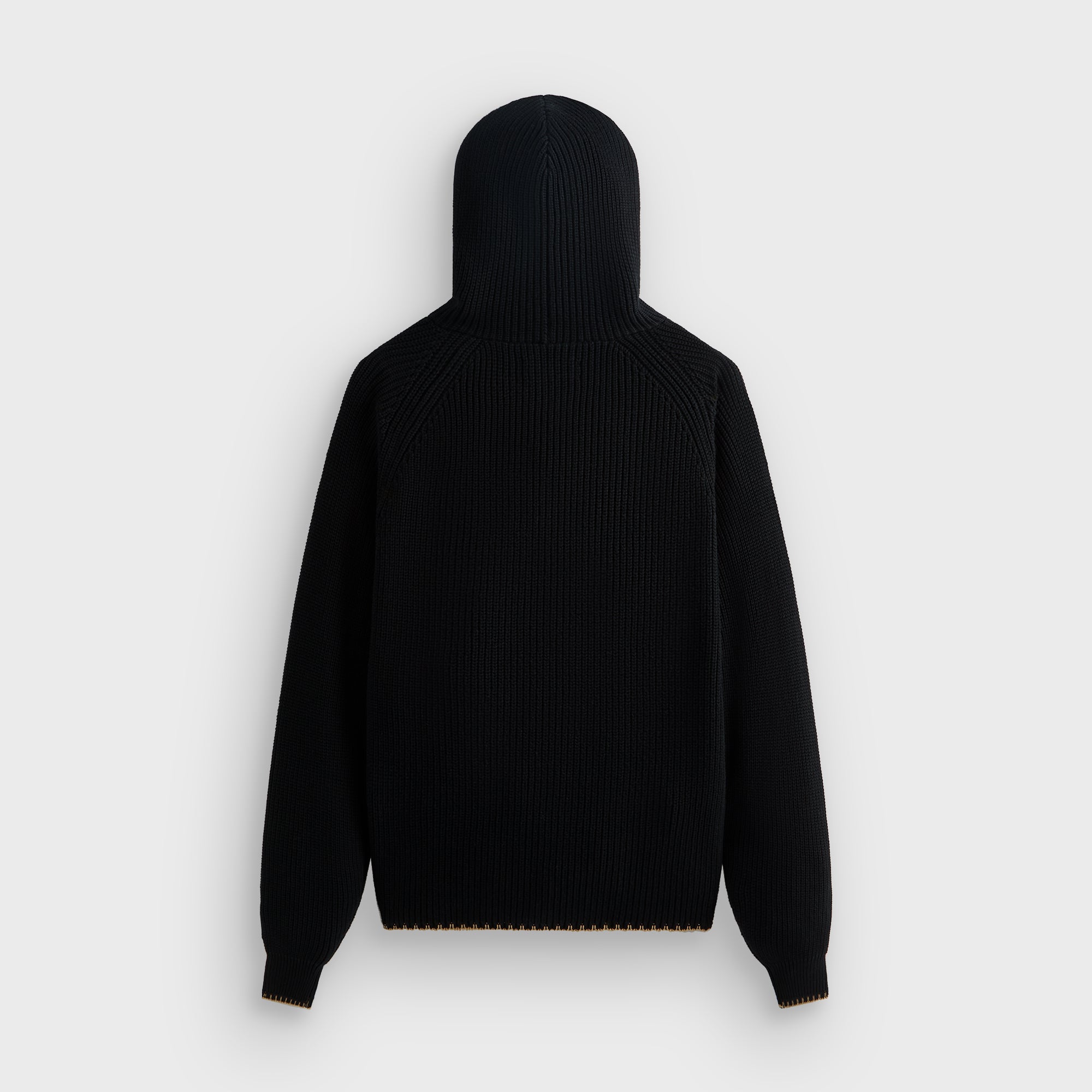 Kith Full Zip Miles Knit Hoodie - Black