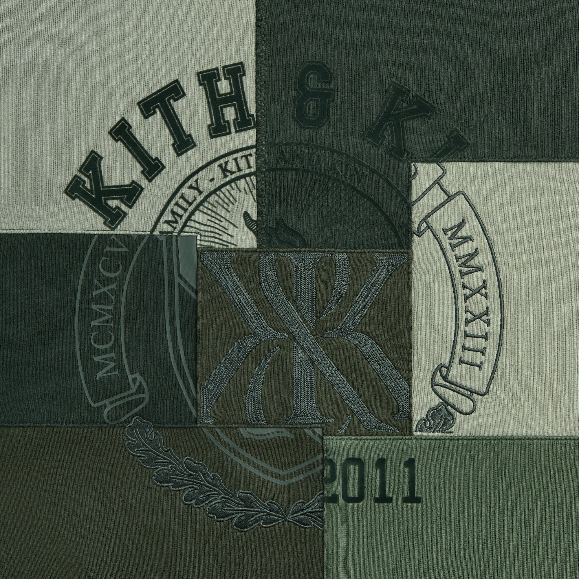 Kith Patchwork Fleece Nelson Crewneck - Stadium