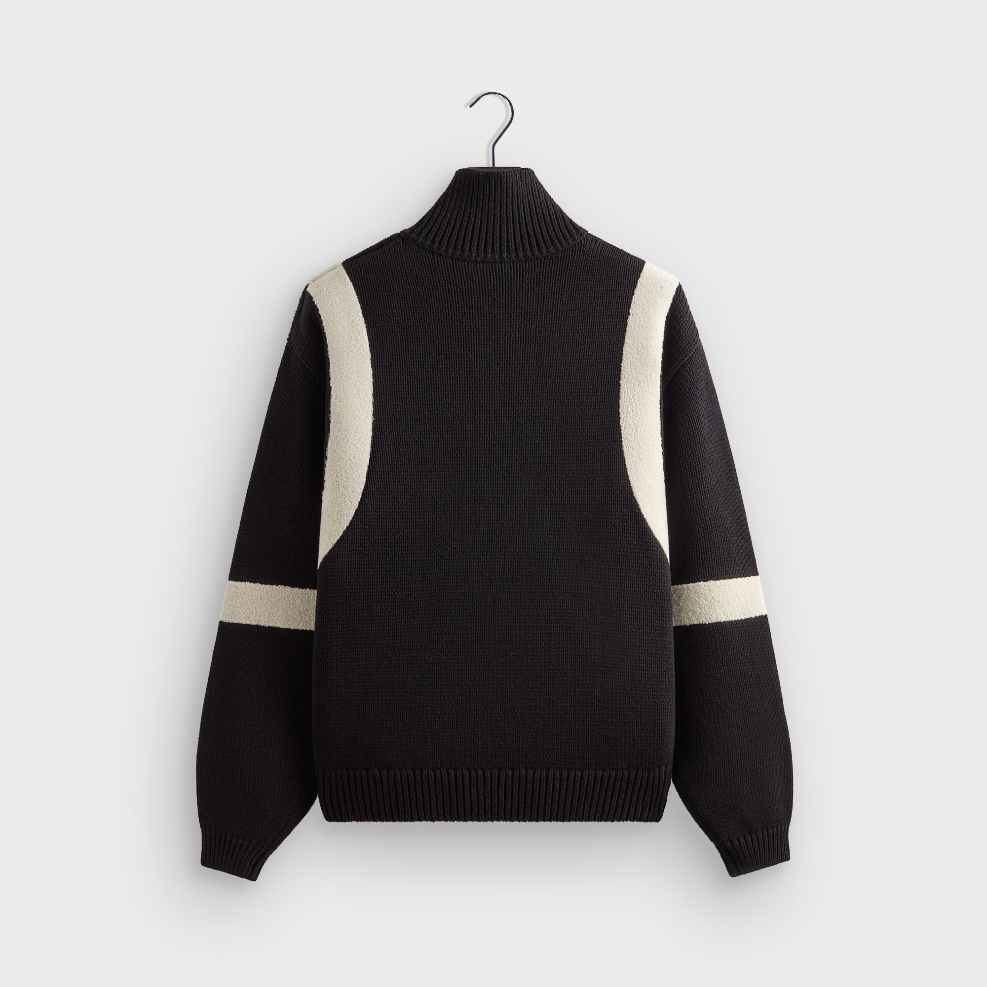 ウィンナー伯爵 Kith Racer Quarter Zip Wyona Sweater - Black