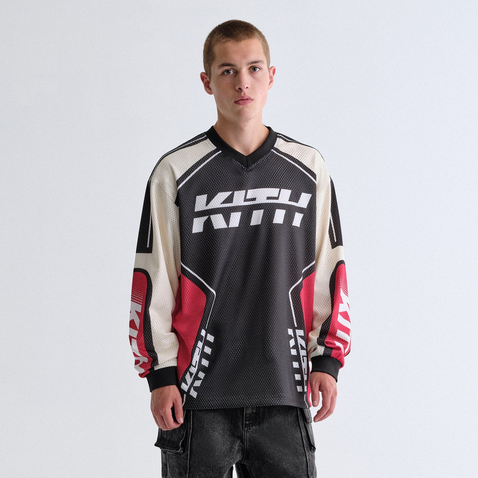 【4GE】Mesh moto long sleeve tee Long-Sleeve Mesh Moto Tee – Aimé Leon Dore