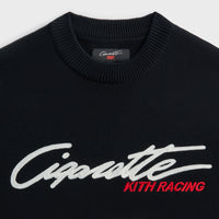 Kith for Cigarette Racing Lewis Crewneck Sweater - Black