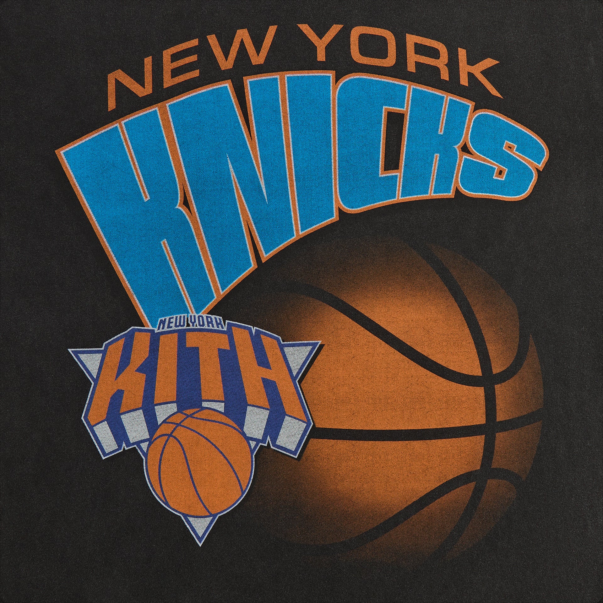 Kith for the New York Knicks Forever Vintage Tee - Black