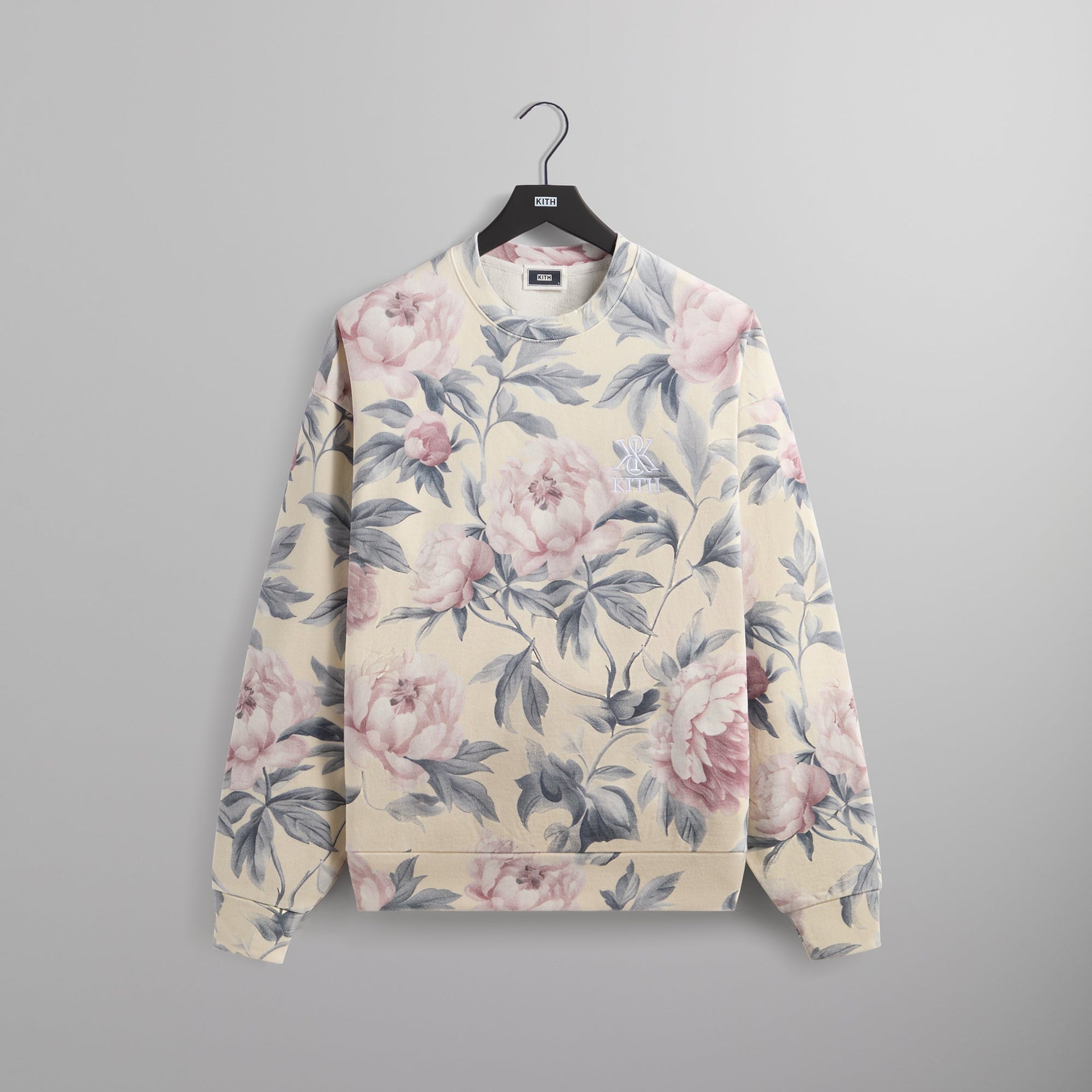 Kith Peony Nelson Crewneck - Sandrift PH