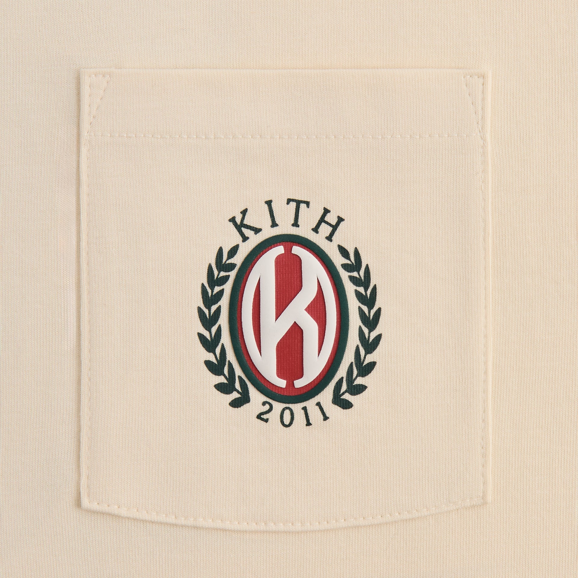 Kith K Shield Pocket Tee - Sandrift