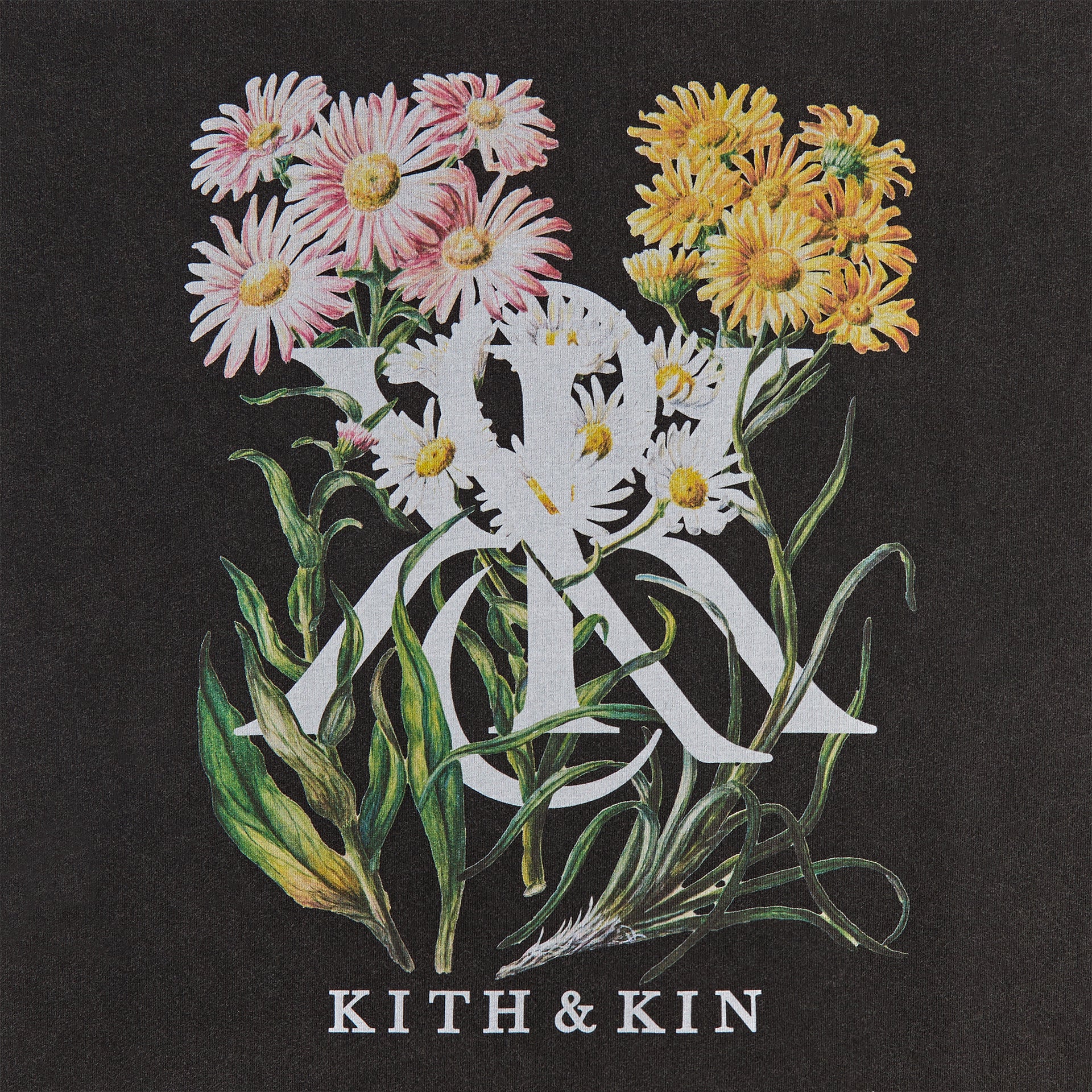 Kith K&K Daisy Vintage Tee - Black