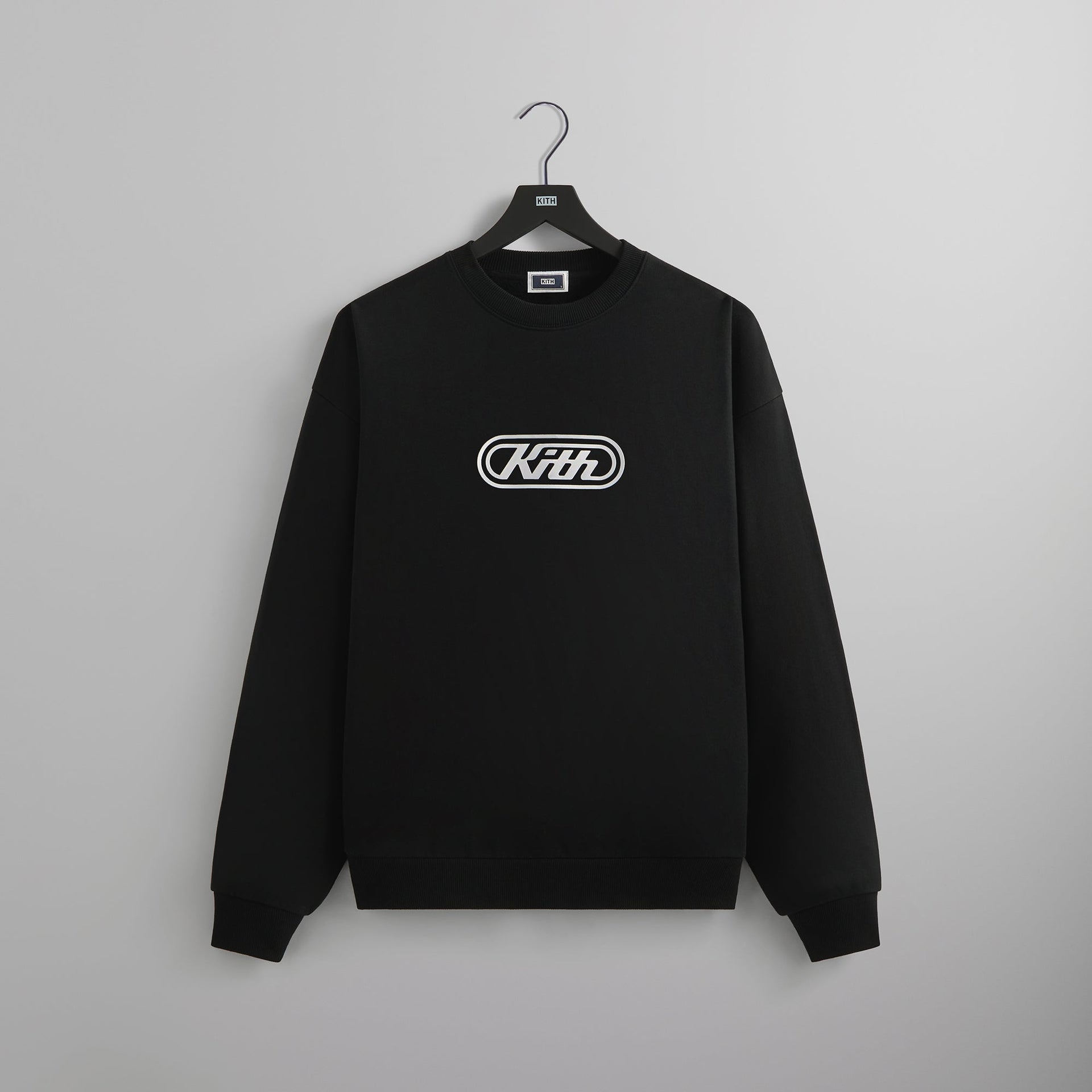 Kith Vortex Logo Nelson Crewneck - Black PH