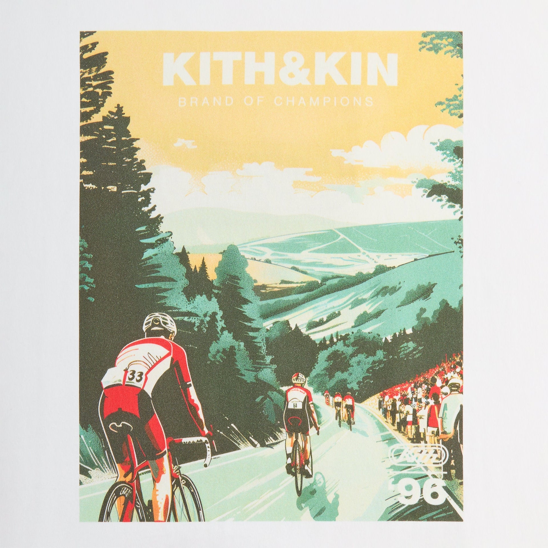 Kith Cycling Poster Tee - White PH