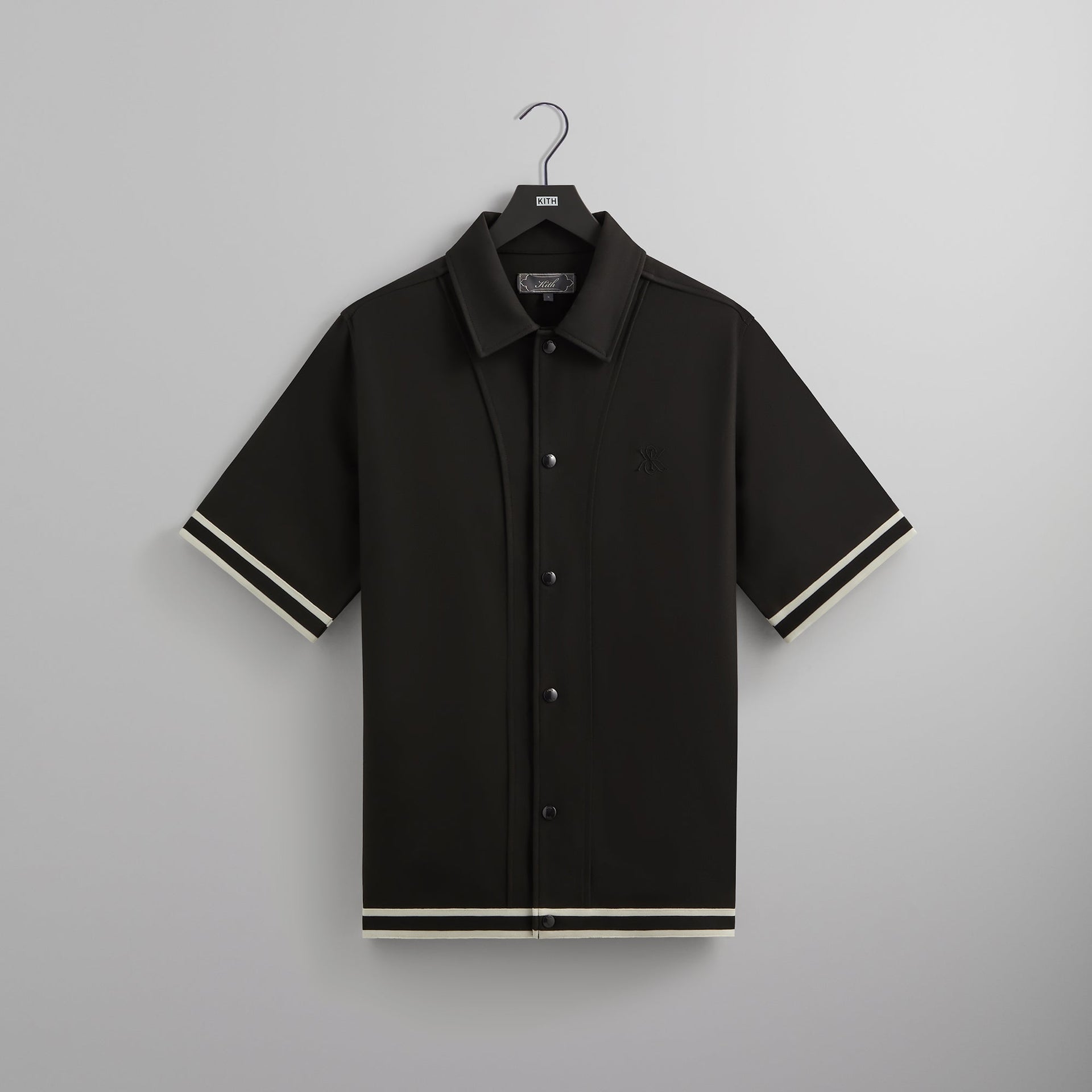 Kith Double Weave Woodpoint Shirt - Black PH