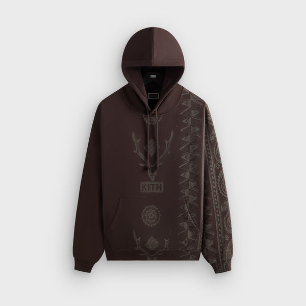 トップス Kith &Kin Paisley Hoodie(M) &Kin Paisley Floral Williams III Hoodie - Black – Kith