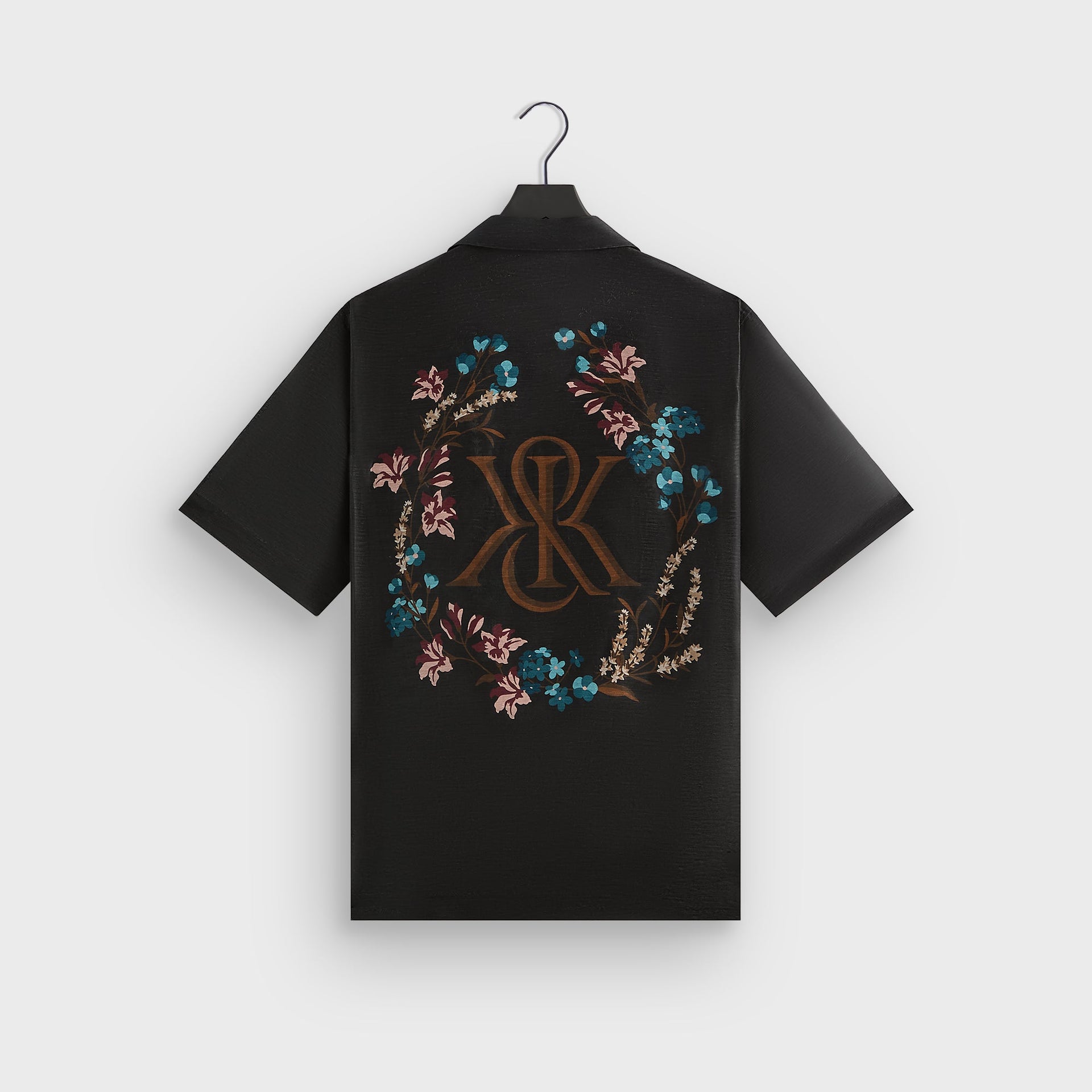 Kith Linen Thompson Camp Collar Shirt - Black PH