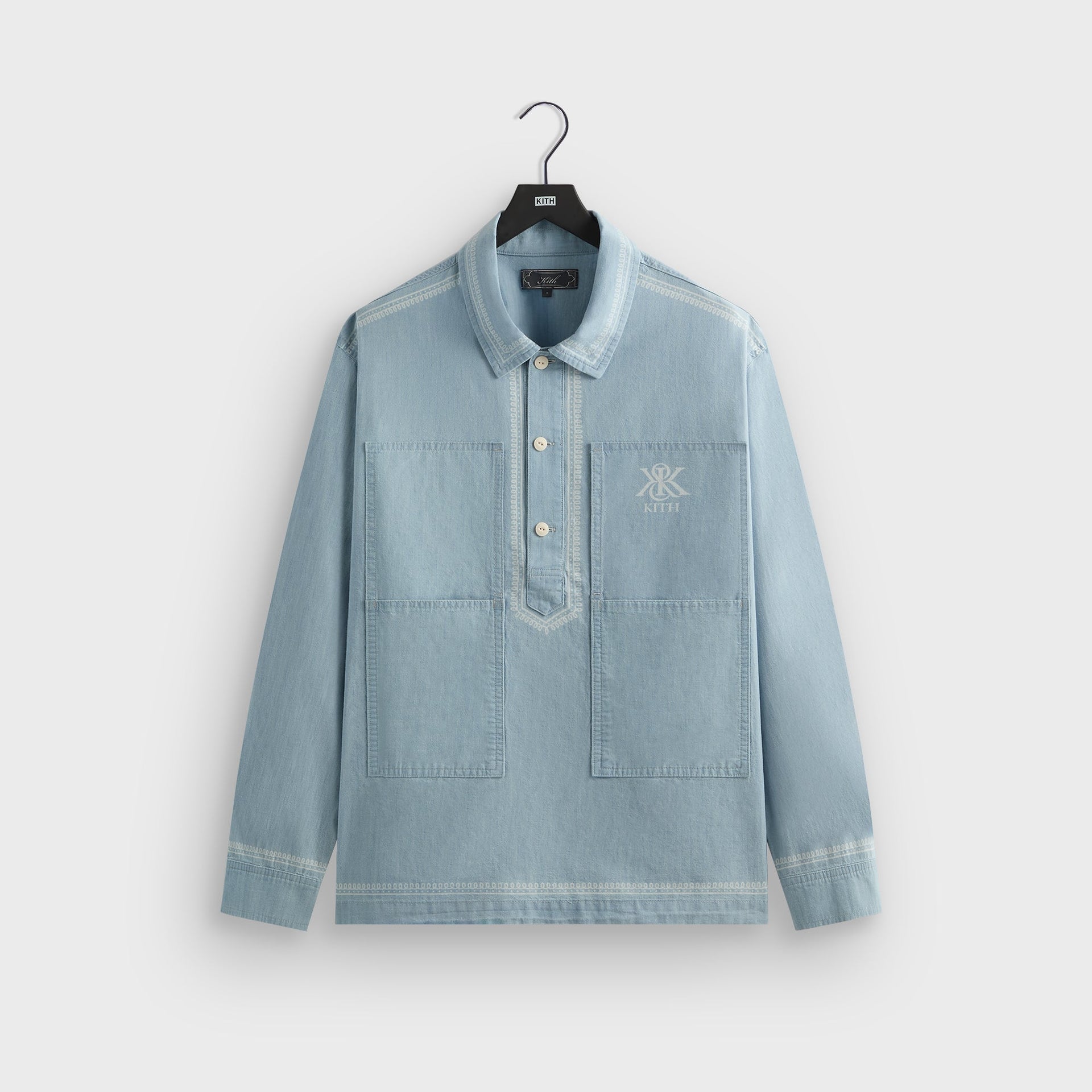 Kith Chambray Paterson Shirt - Light Indigo PH