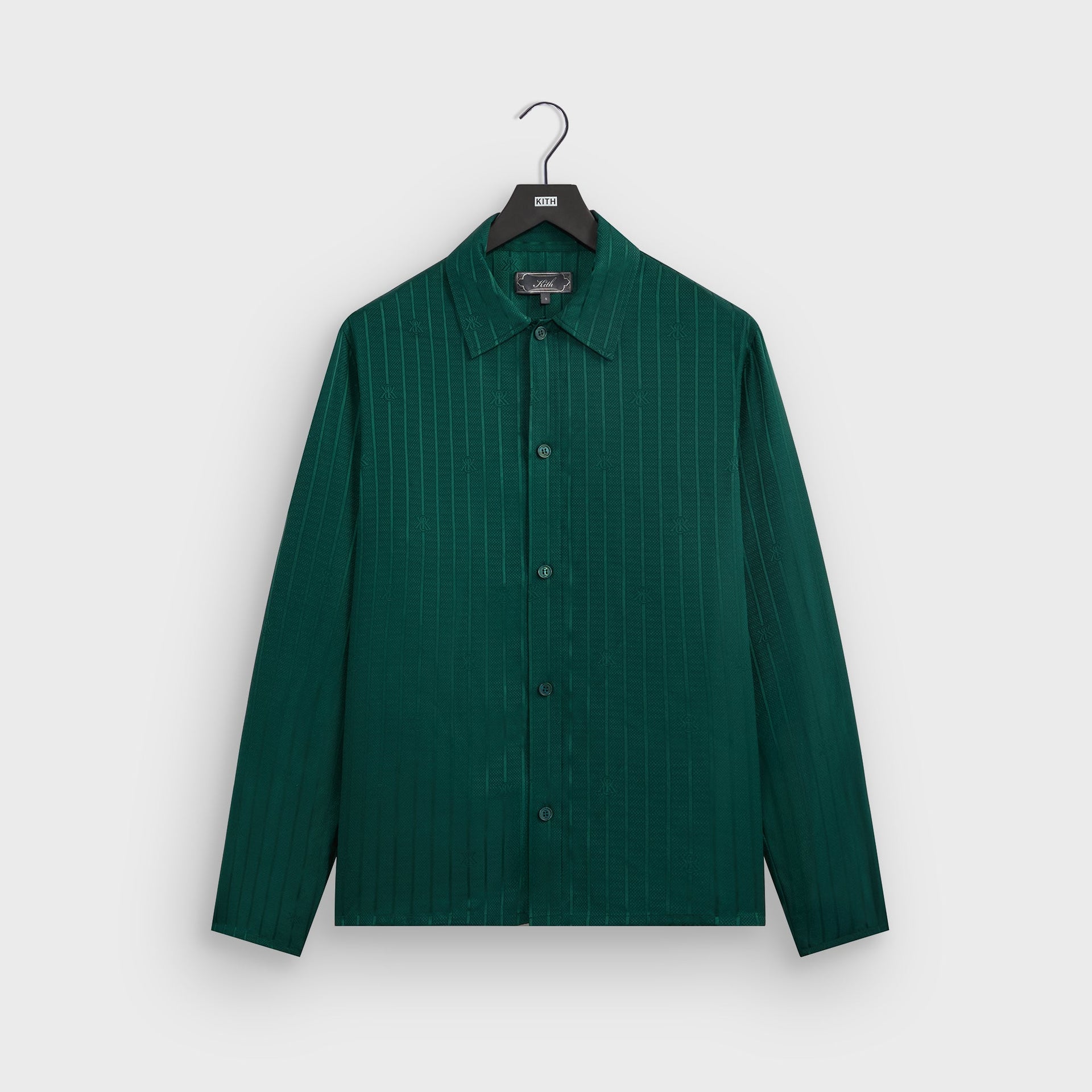 Kith Crest Logo Boxy Collared Overshirt - Fairway PH