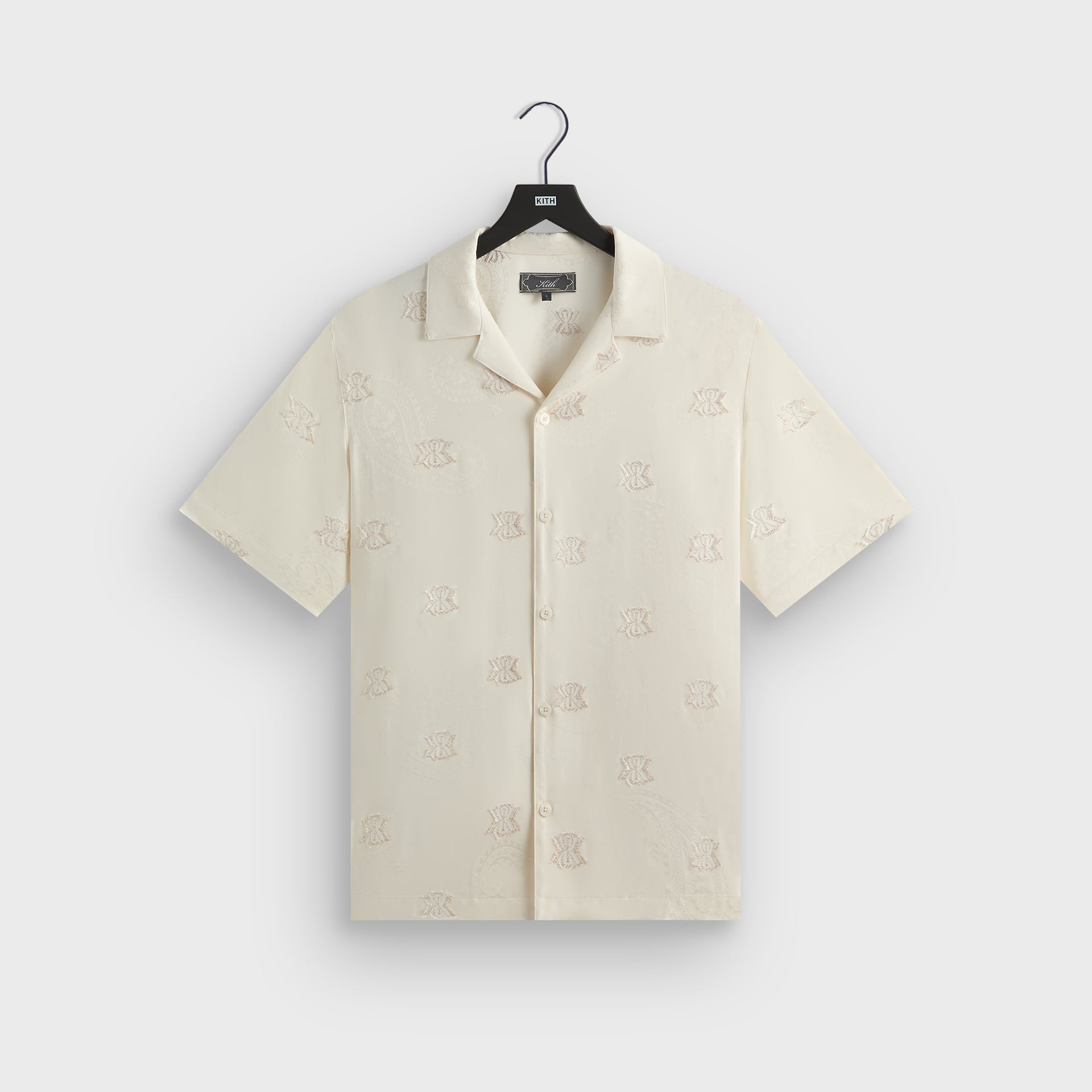 Kith Short Sleeve Thompson Camp Collar Shirt - Sandrift