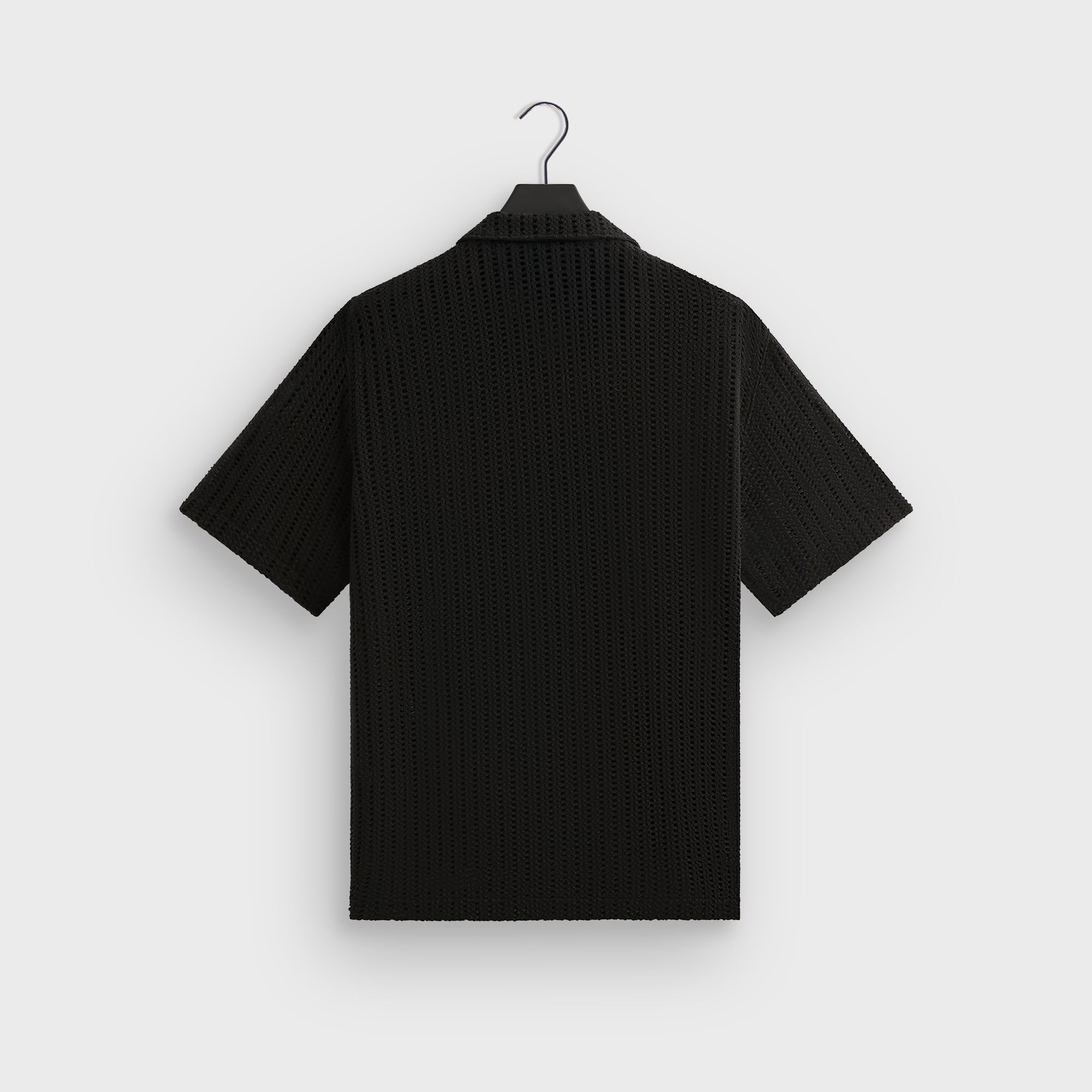Kith Thompson Crochet Buttondown Black Men's - SS23 - US