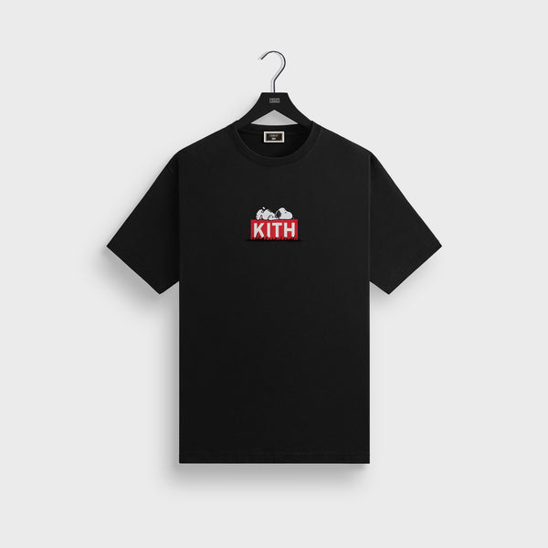 ★25SS 入手困難★Kith for Peanuts Snoopy Classic Logo Tee Kith for Peanuts Snoopy DJ Vintage Tee - Black – Kith Europe