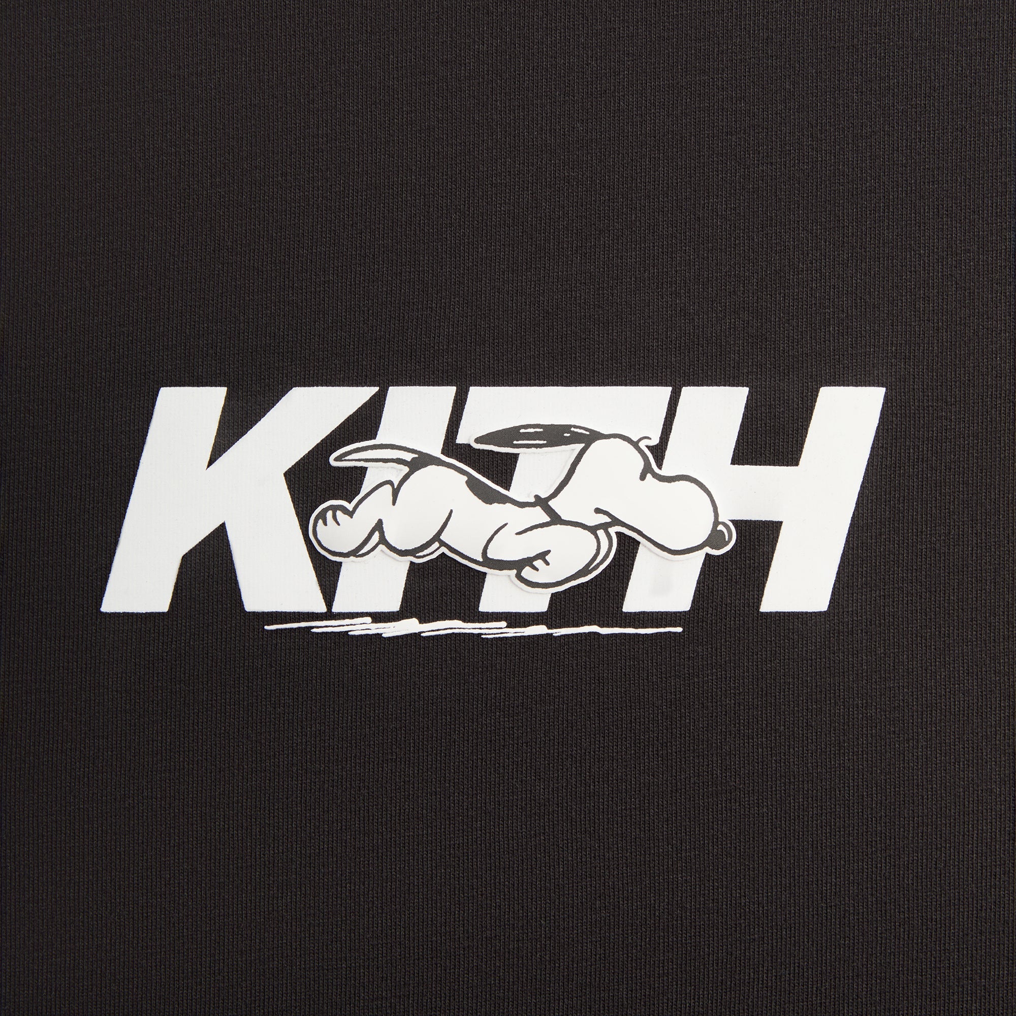 Kith for Peanuts Snoopy Run Fast Logo Tee - Black PH