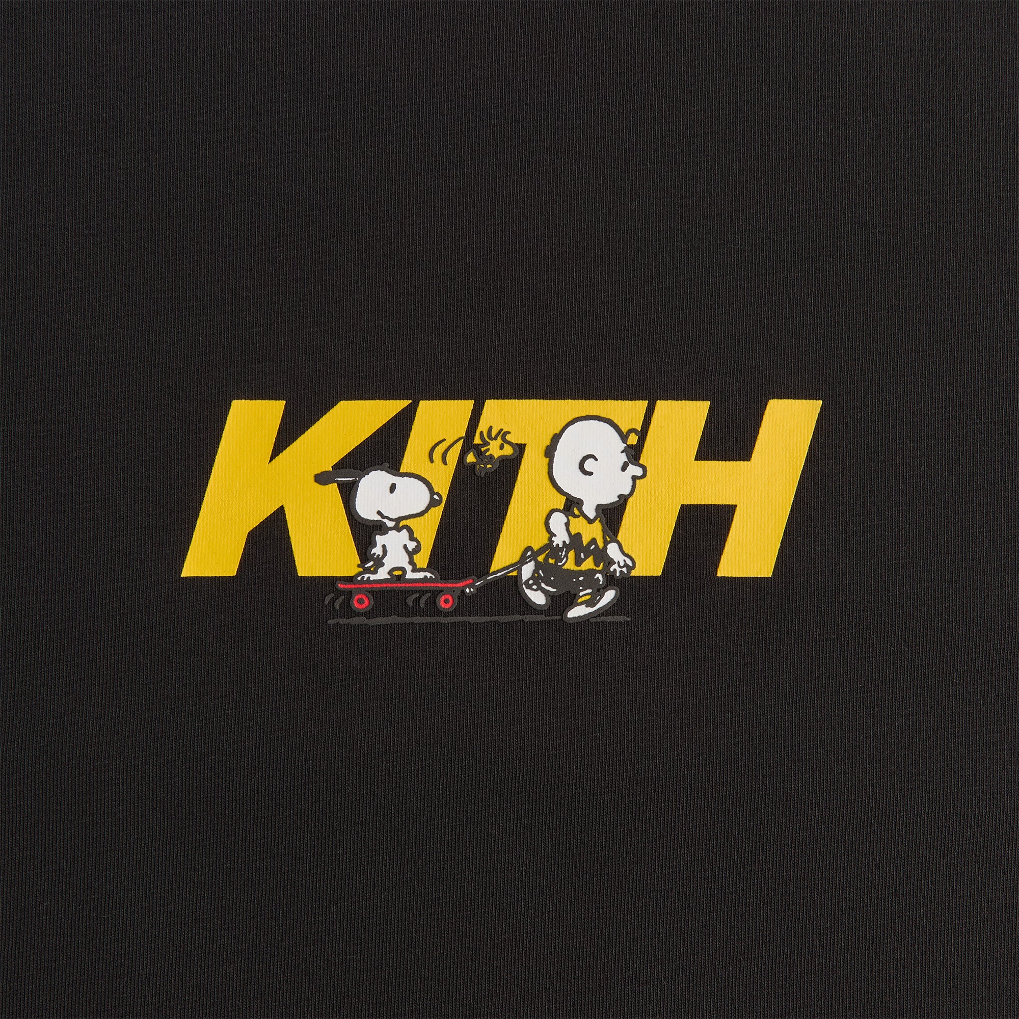 ☆ KITH x PEANUTS Skateboard Fast logo tee コラボTシャツ ☆ Kith for Peanuts Snoopy Skateboard Fast Logo Tee - White