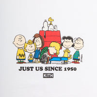 Kith for Peanuts Just Us Since 1950 Tee - White