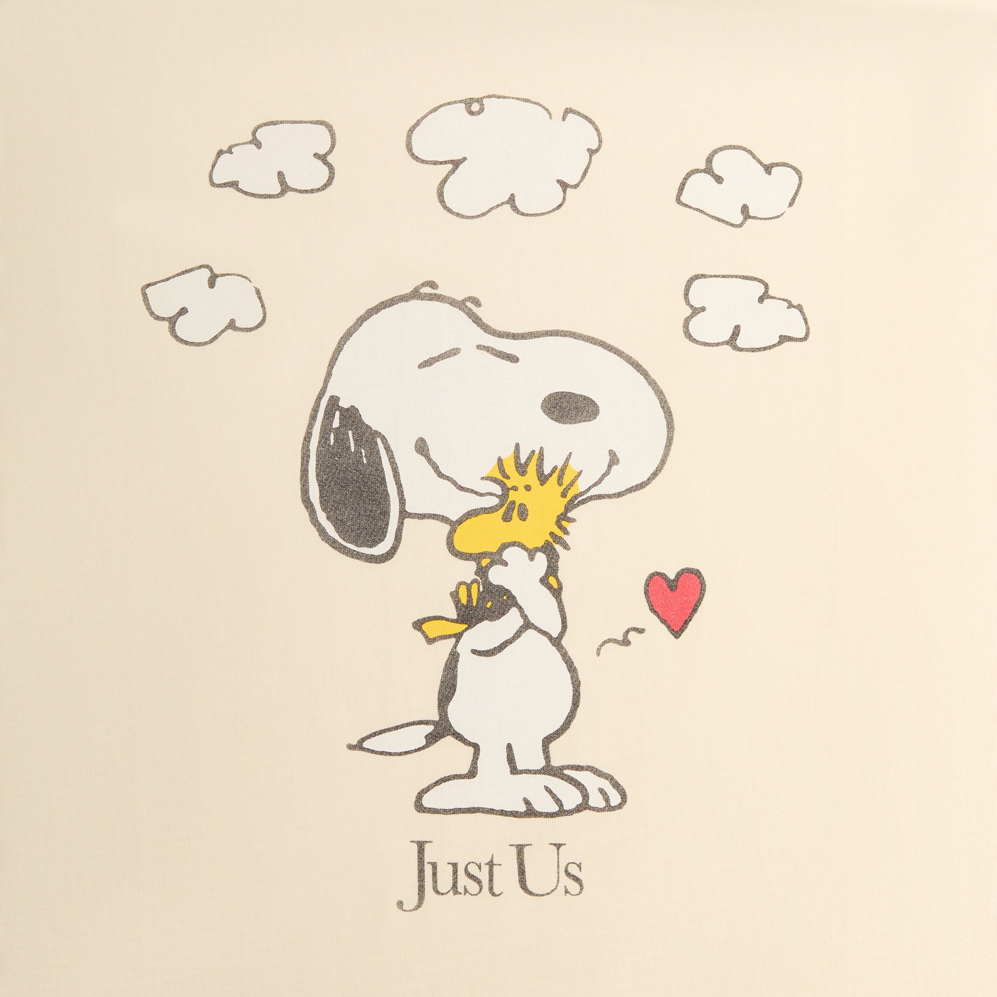 Kith for Peanuts Snoopy Just Us Tee - Sandrift Kith for Peanuts Snoopy Just Us Tee - Sandrift