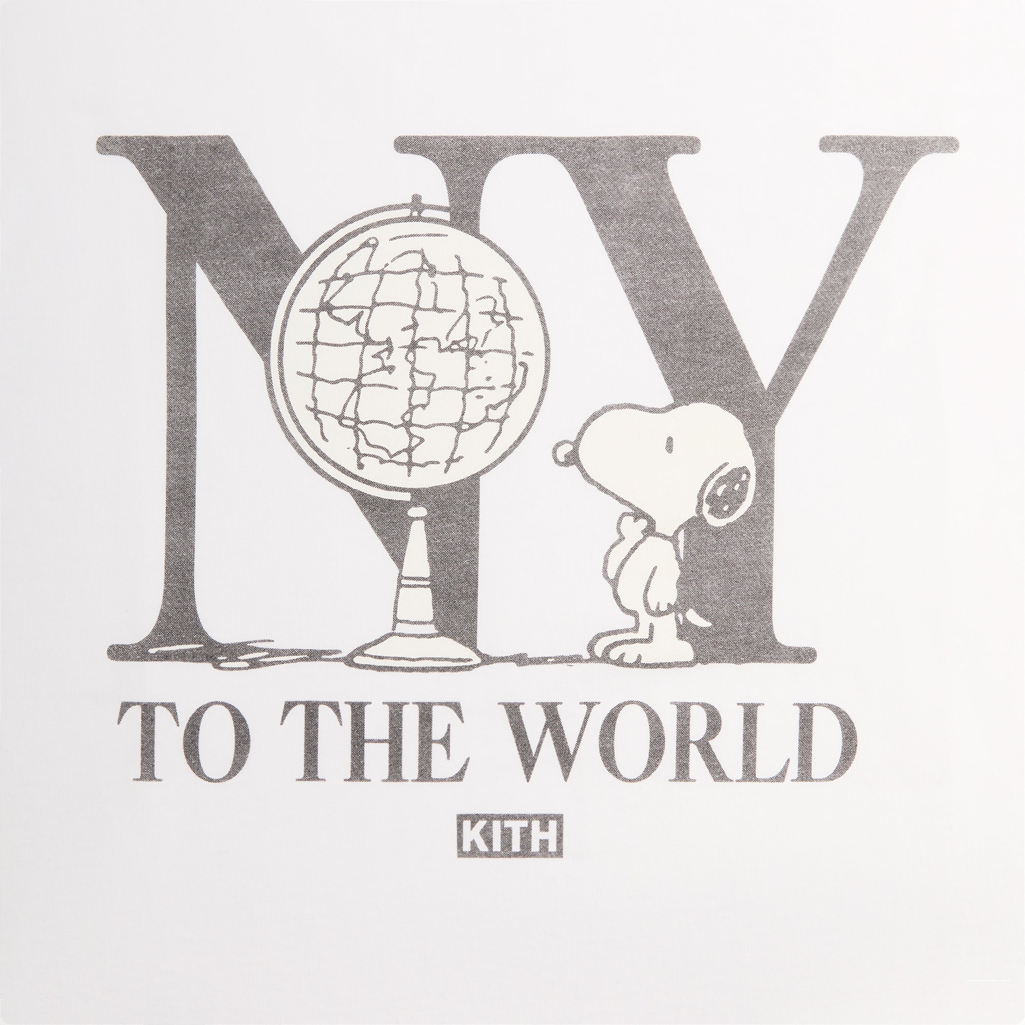 Kith for Peanuts New York To The World Vintage Tee - White