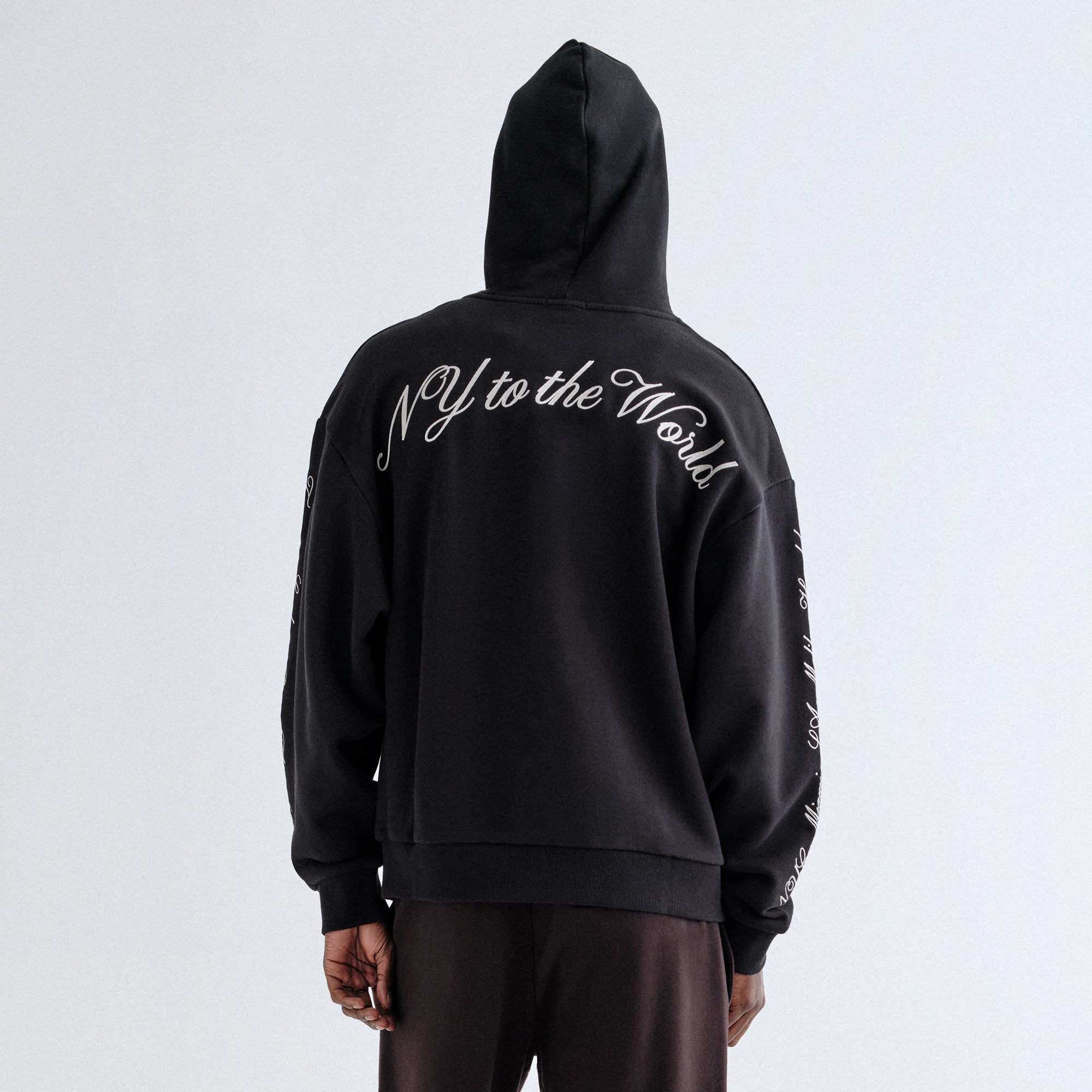 トップス KITH BEADED ANGEL NELSON HOODIE - BLACK Kith Beaded Angel Nelson Hoodie - Black