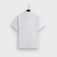 Kith Pique Short Sleeve Tap in Polo - White