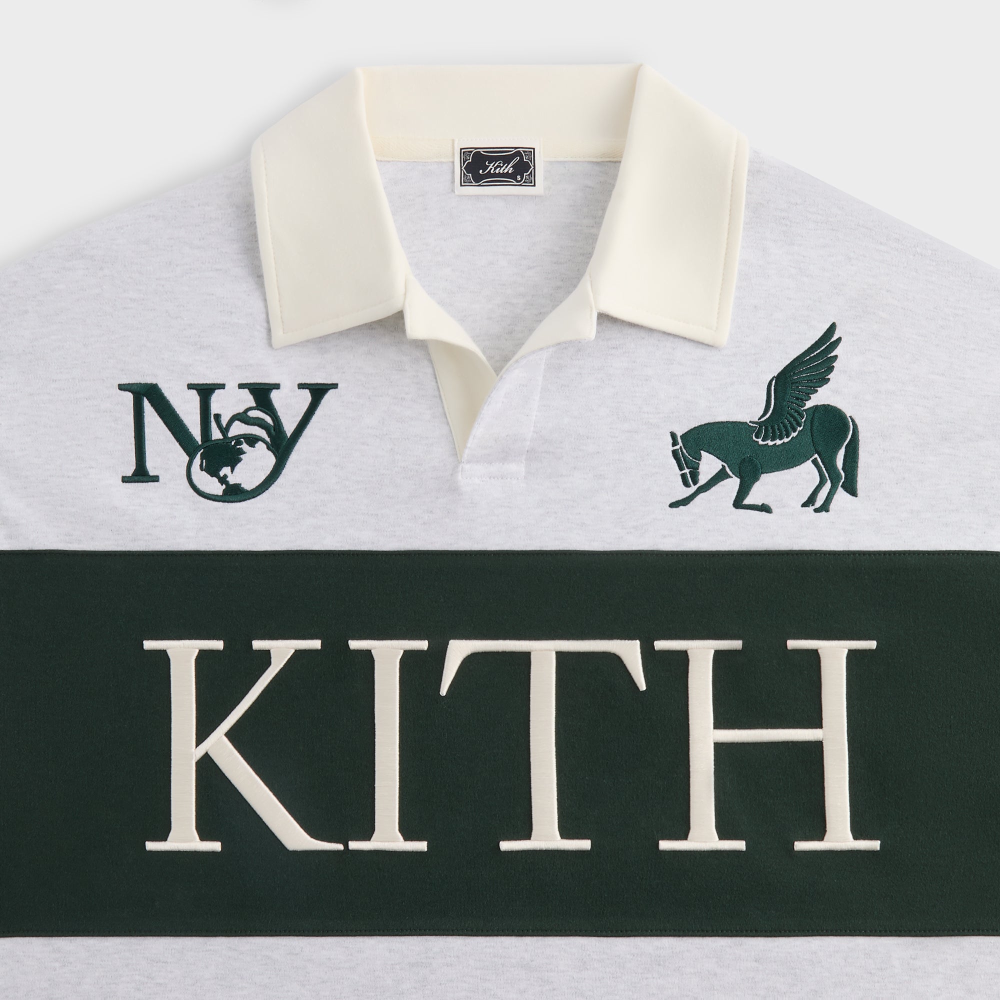 ★24AW 最新作★Kith K&K Applique Nelson Collared Rugby ☆24AW 最新作☆Kith K&K Applique Nelson Collared Rugby (KITH