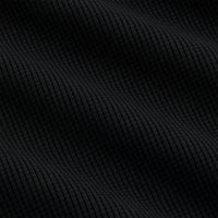 Kith Micro Waffle Short Sleeve Colby Pullover - Black
