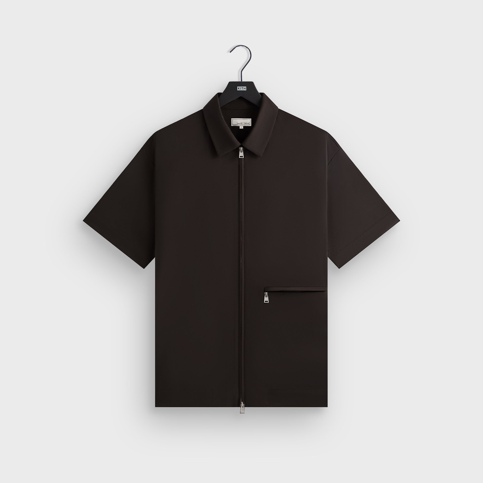 &Kin Tropical Wool Davenport Shirt - Kindling